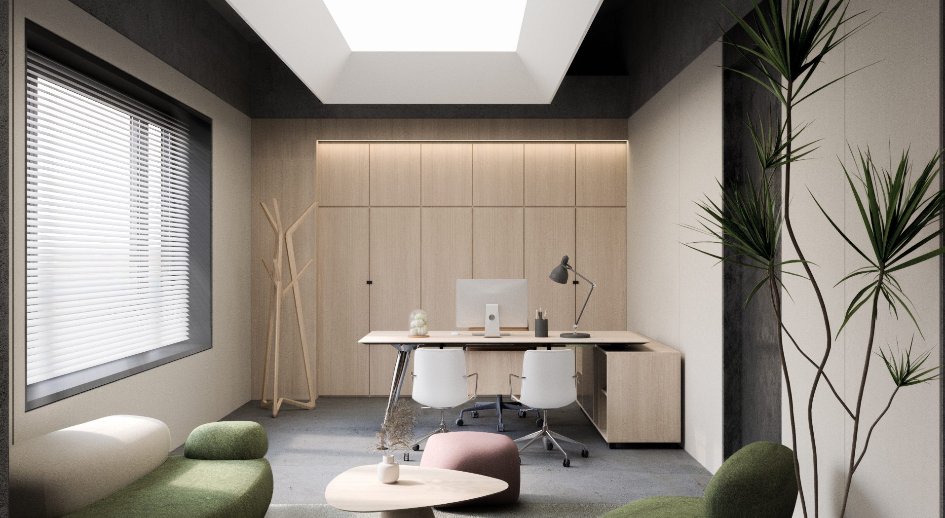 500 平小办公室室内设计-15