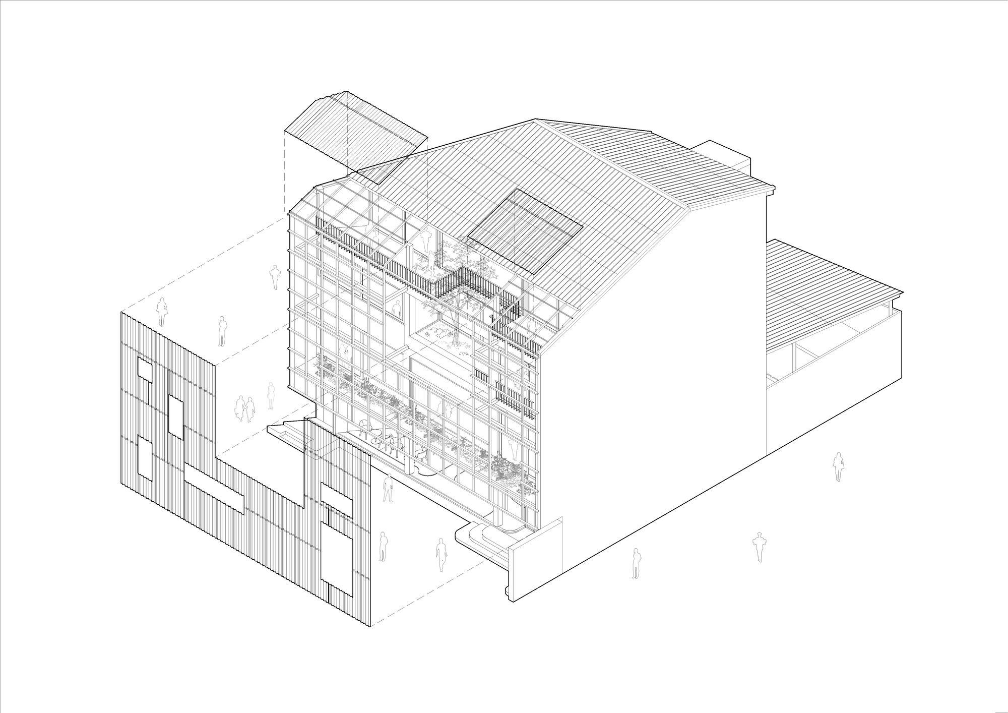 城市生鲜商店和餐厅丨泰国曼谷丨Spacy Architecture-14