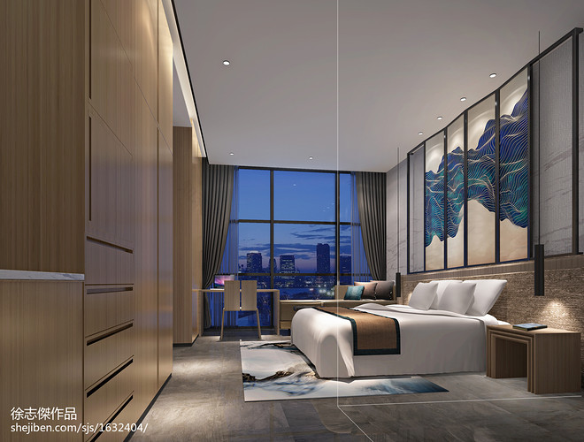 众冠时代广场商务公寓样板间装修-19