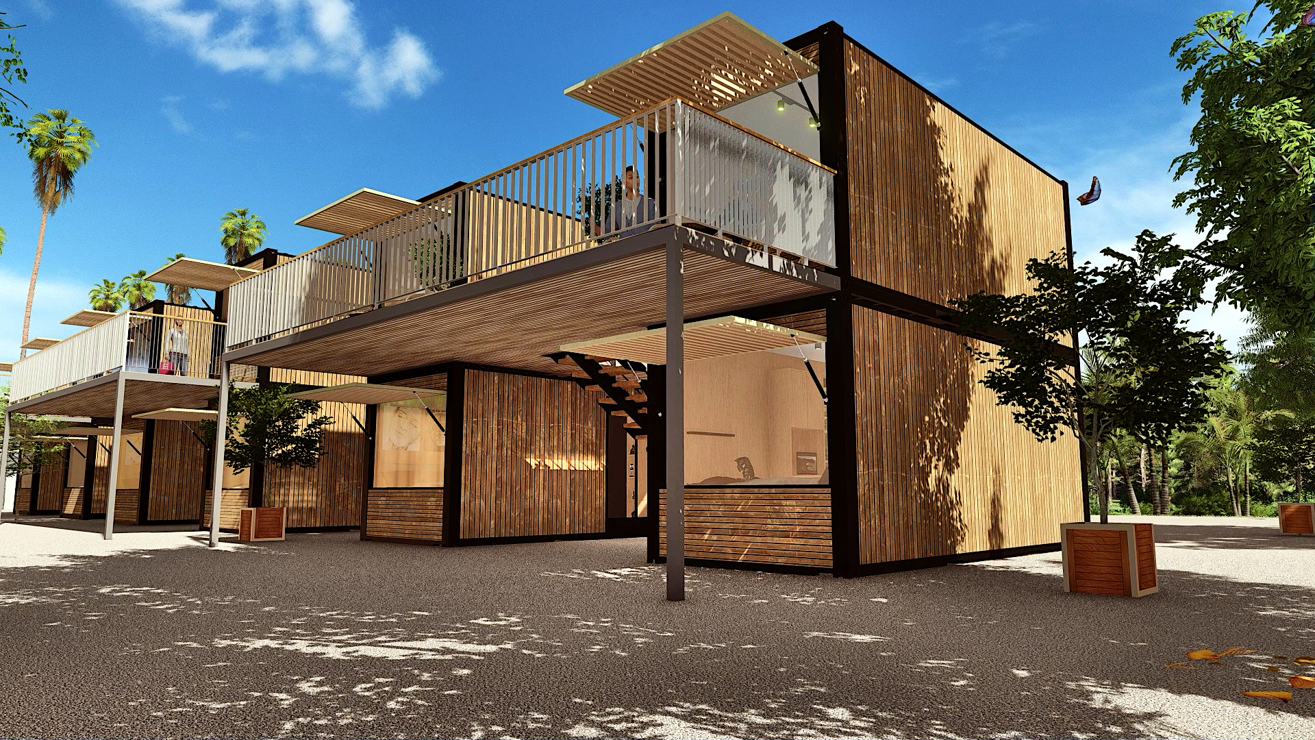 预制模块化集装箱酒店丨Damijan Koprivc-3