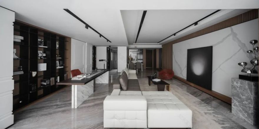 意式优雅 · 昆明招商雍荣府样板间设计丨中国昆明丨元禾大千(软装),矩阵纵横(硬装)-4