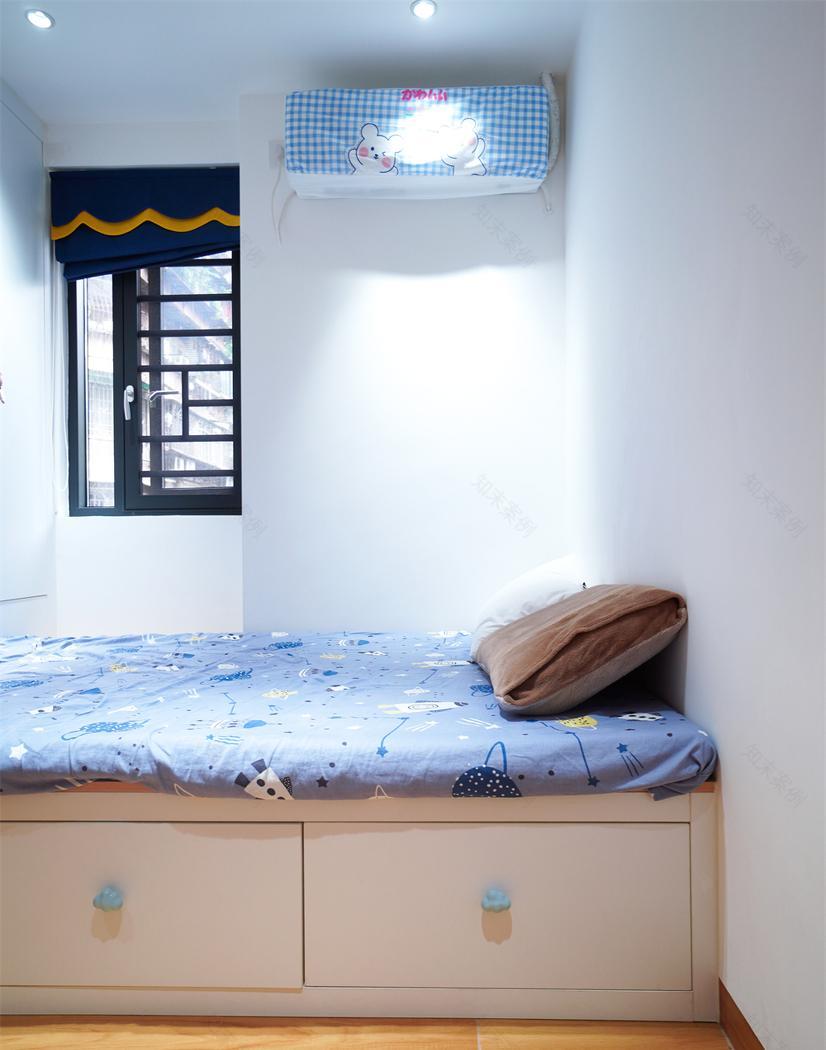 104㎡现代风三居室设计-38