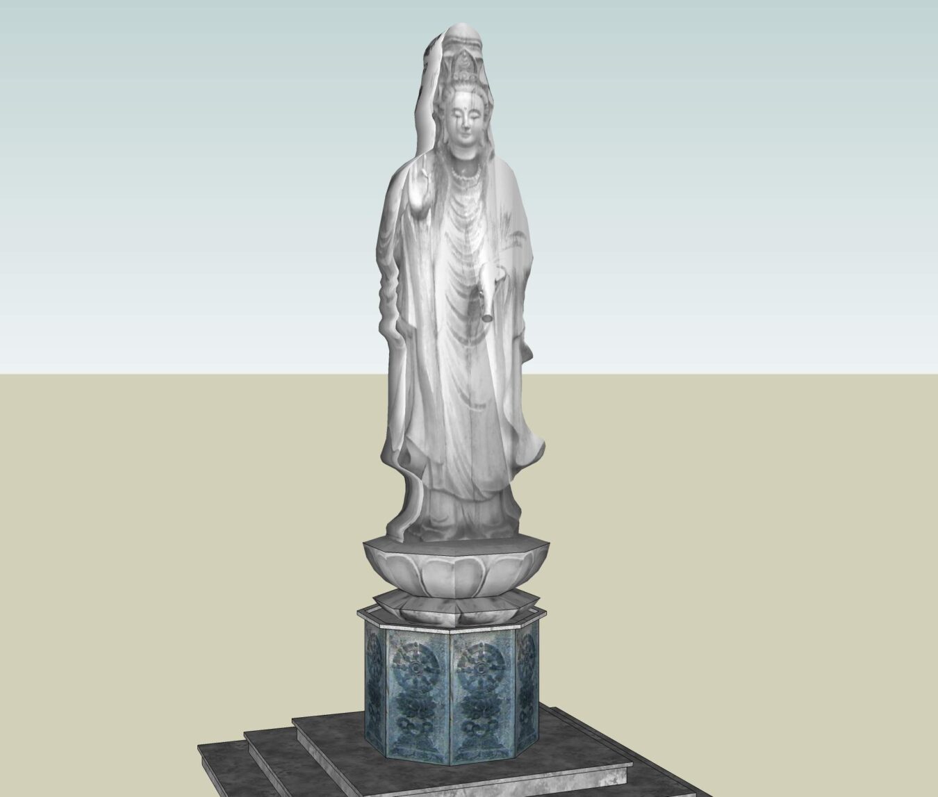 越南古建筑寺庙Sketchup模型库（P4）-1