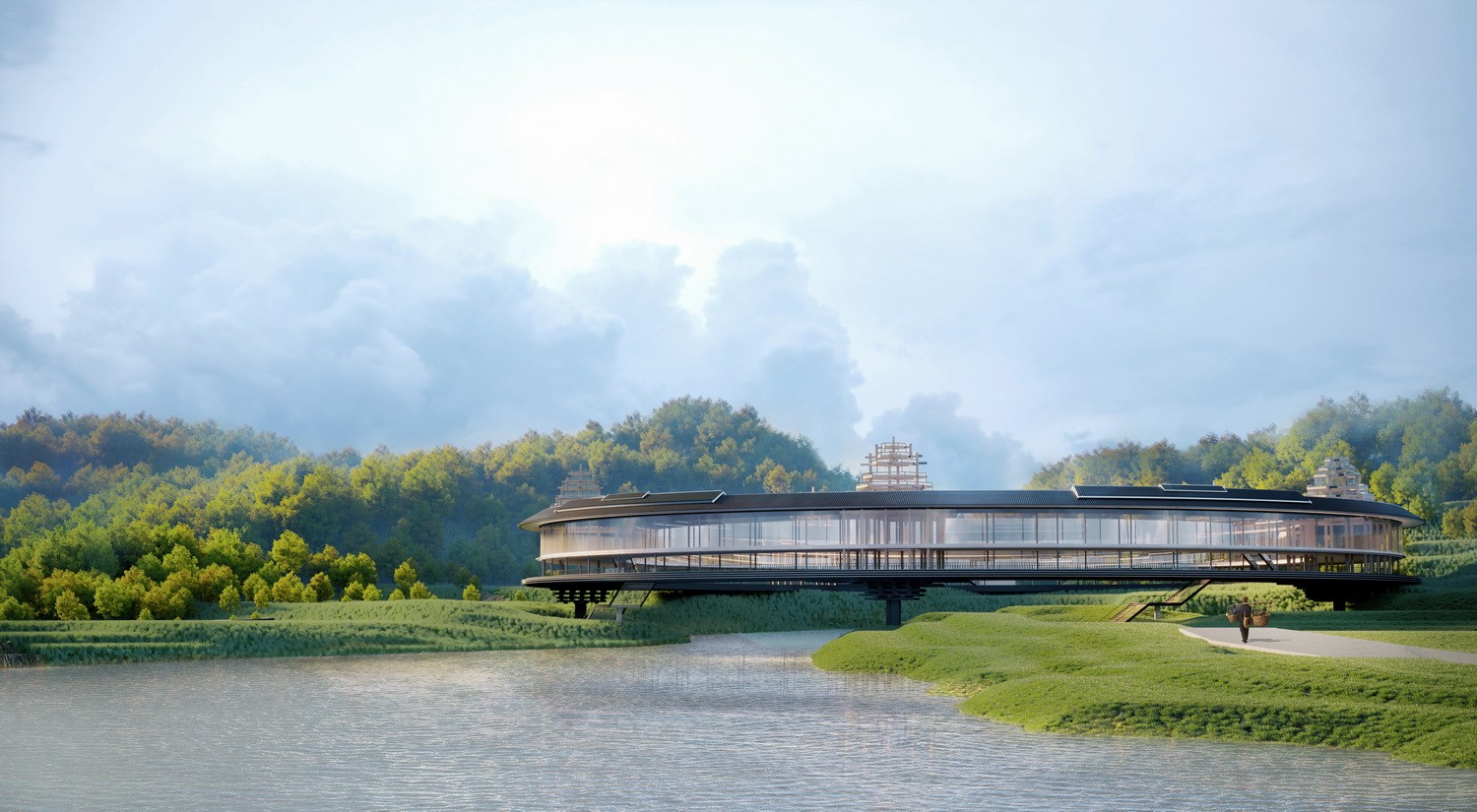 风雨环屋·三江县洲北村文化综合体设计方案丨中国广西丨外行建筑-2