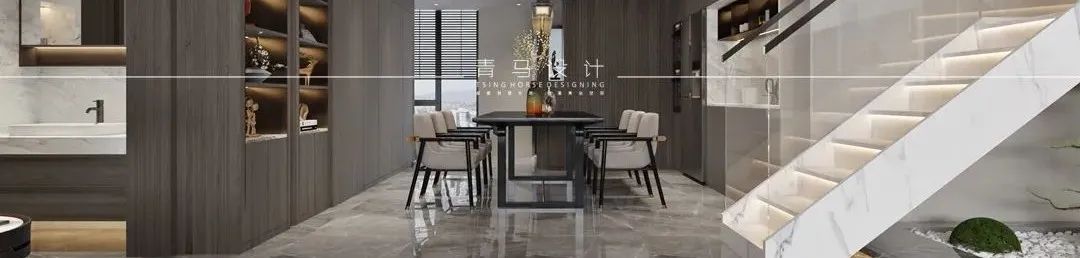 景寓学府新中式禅意复式住宅丨青马别墅空间设计-22