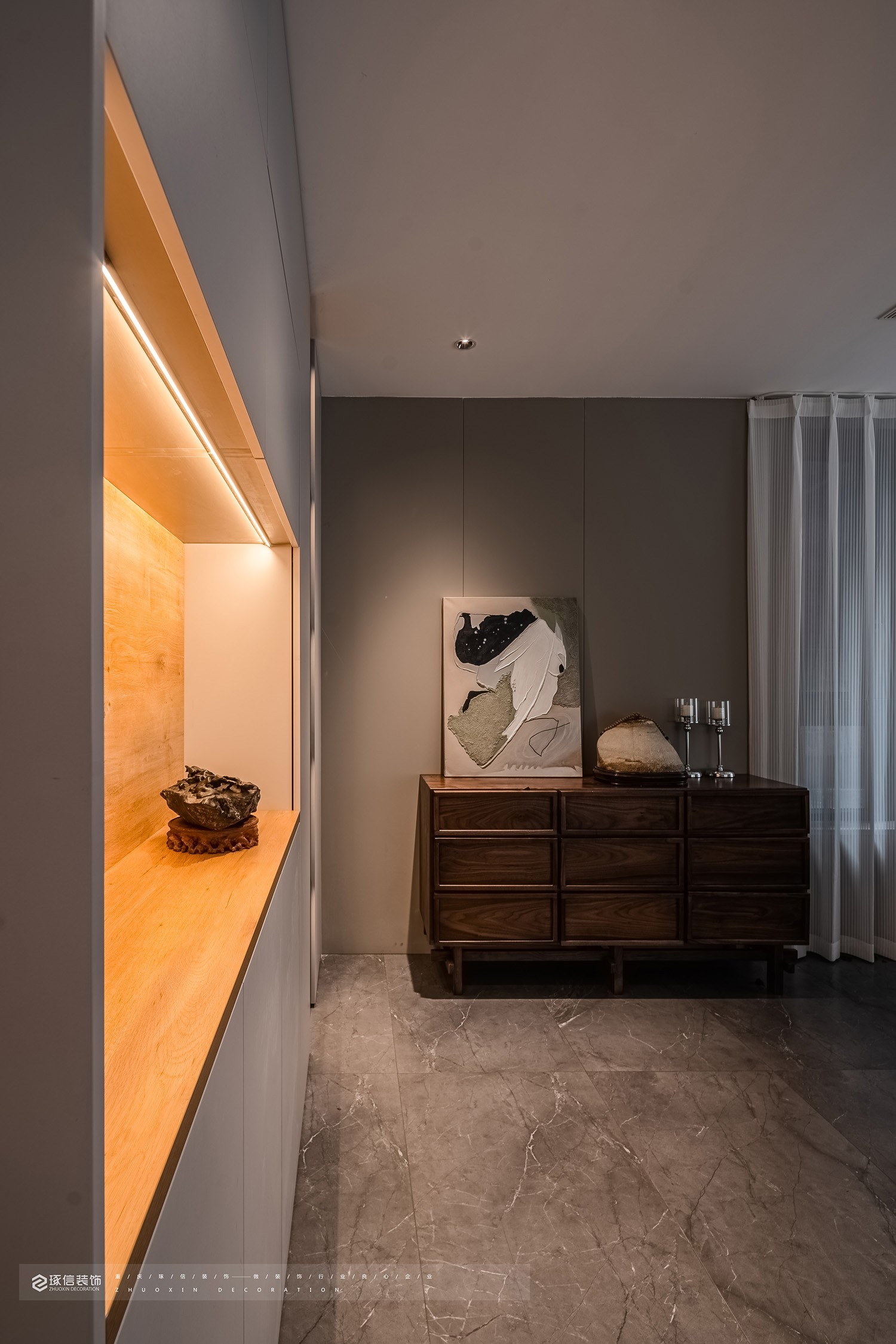 450 平现代轻奢养老房丨琢信装饰-9