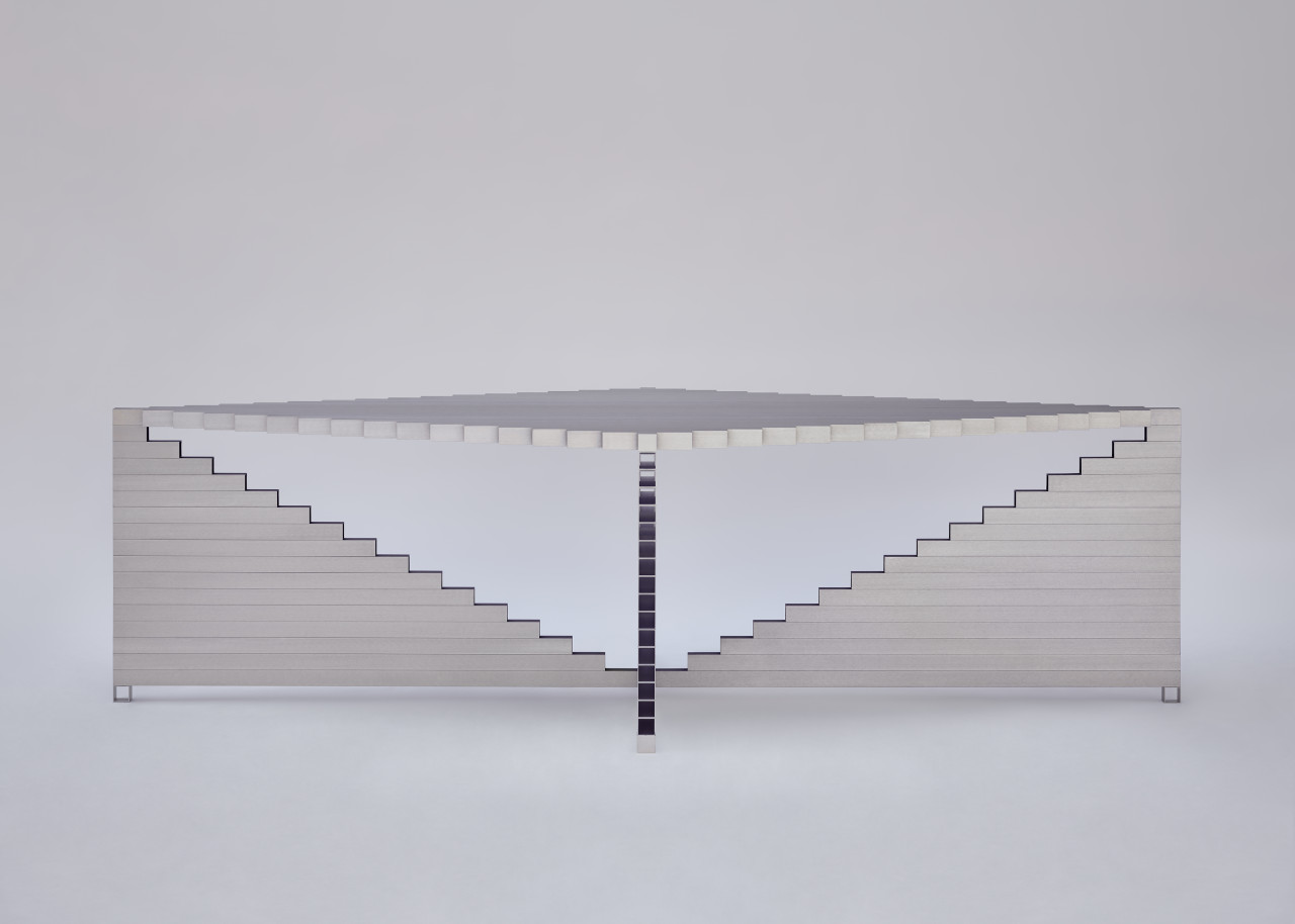 RM I Table | Joseph Smolenicky 设计的悬浮式方管餐桌-3
