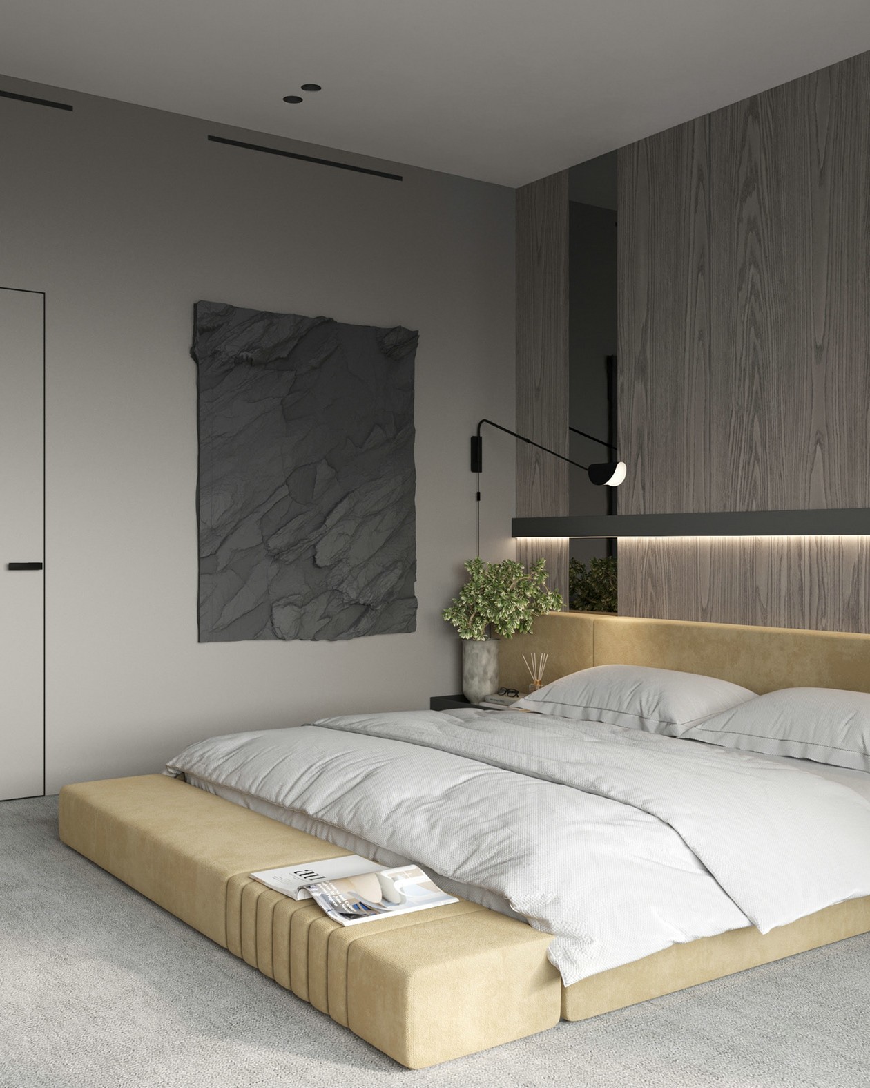 原木与绿色清新惬意居住空间-18