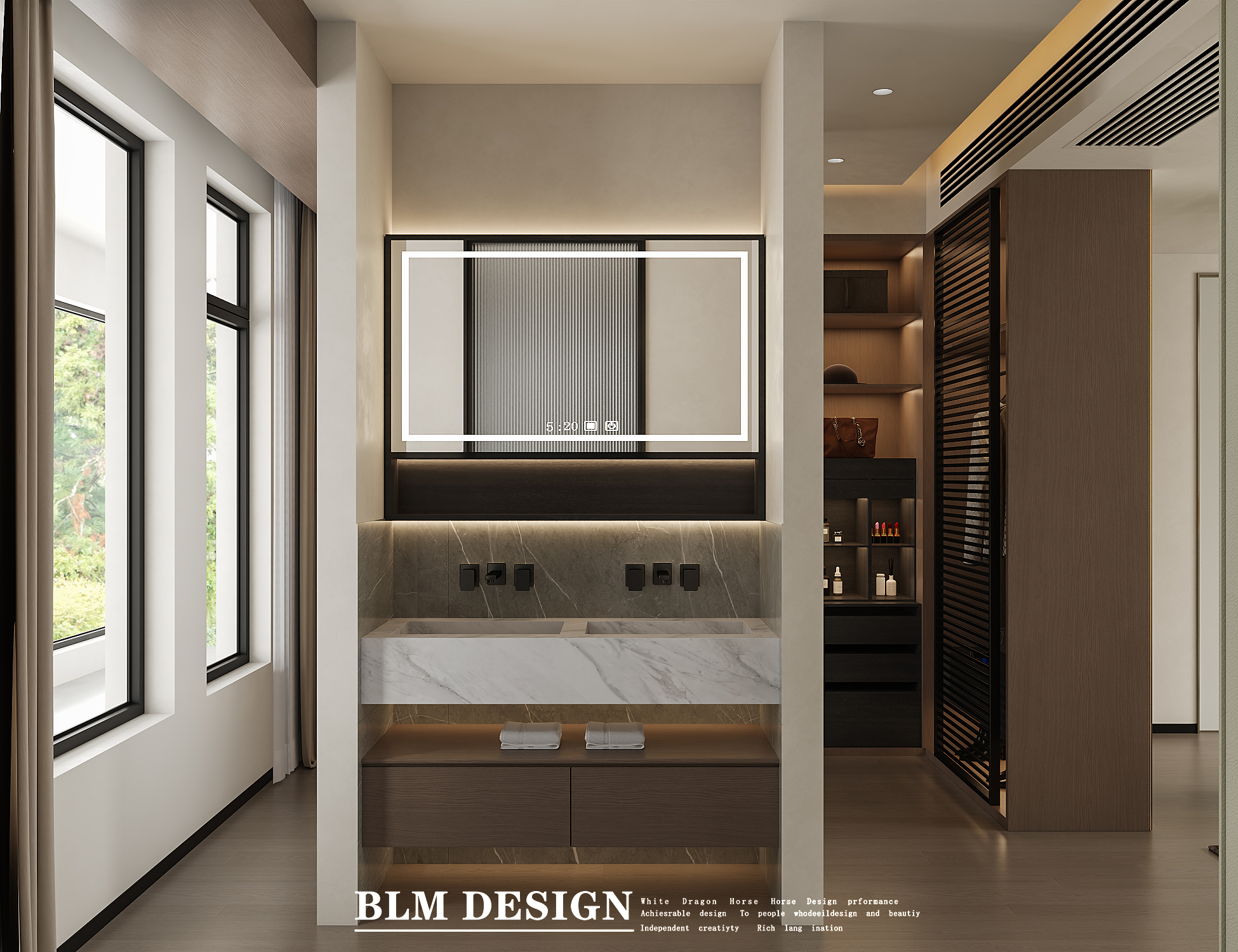 轻奢风别墅案例-15