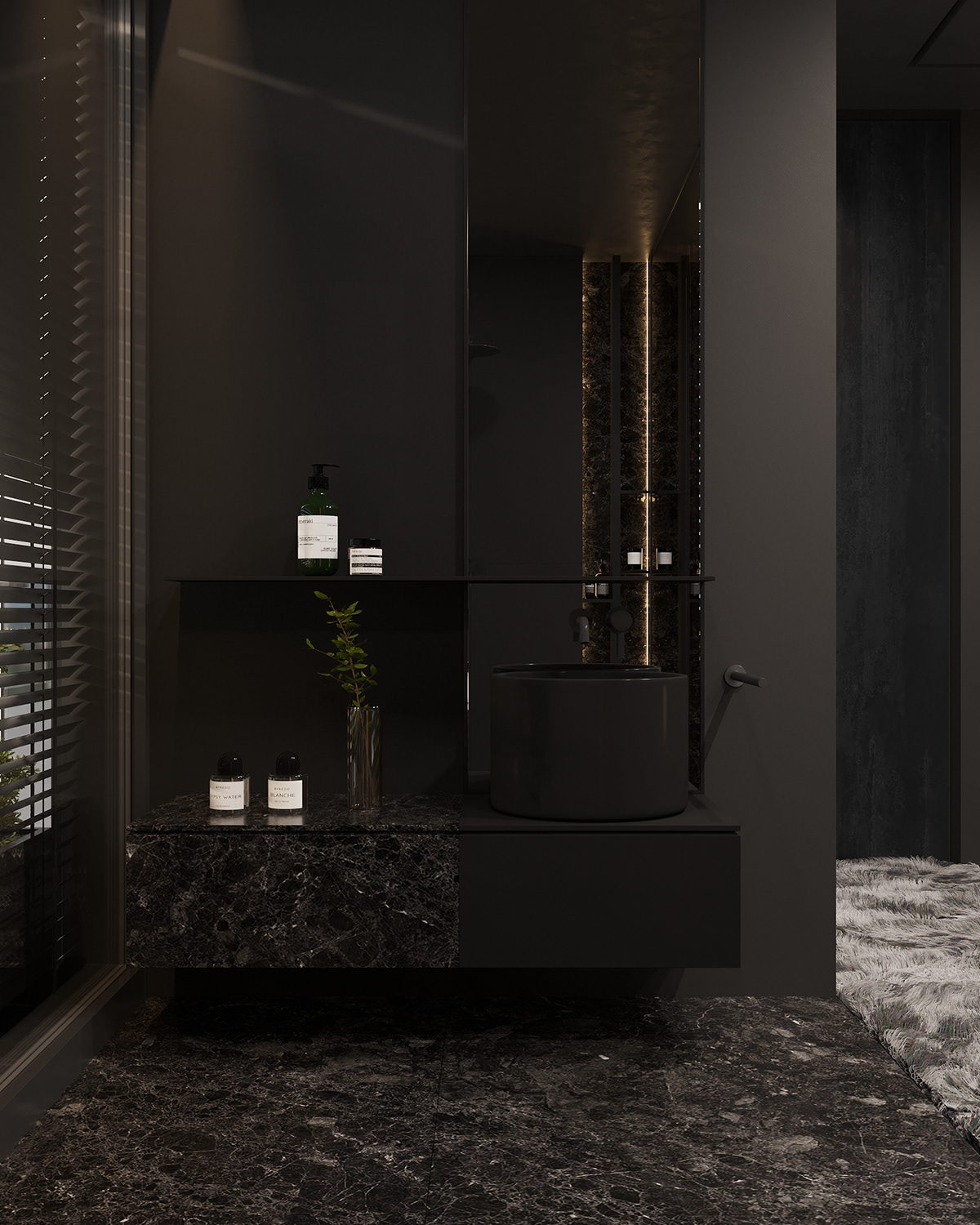 时尚高级黑，有质的空间设计！-16