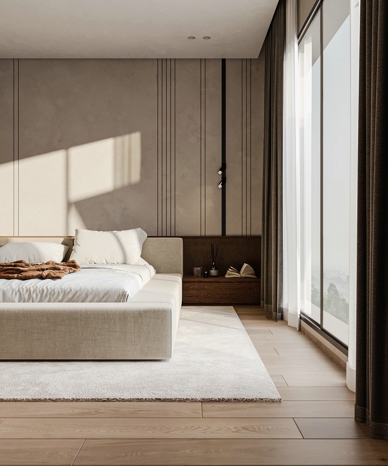 暖棕色系住宅设计 既温馨又舒适！-15