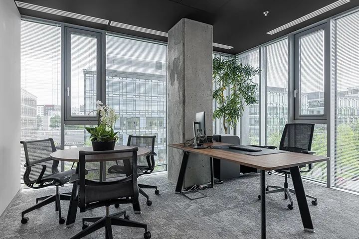 1400㎡制造公司总部办公空间,优雅精致灰的工业风设计-52