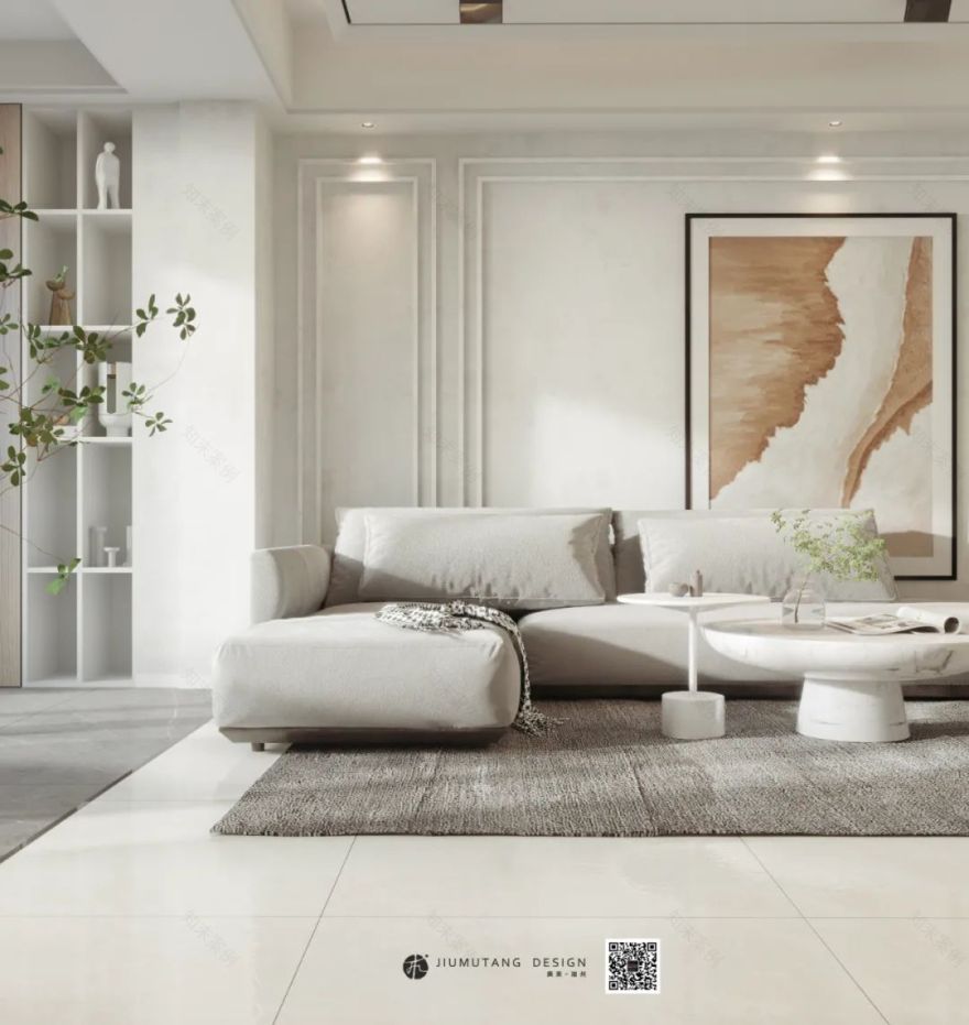 恒大城初秋微凉,现代简约治愈系住宅-8