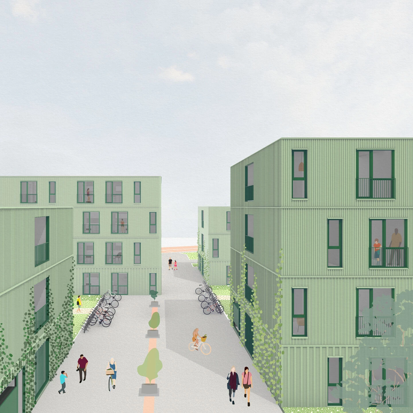 211 套临时公寓和公共空间设计丨荷兰阿尔梅勒丨Studio Selva-12