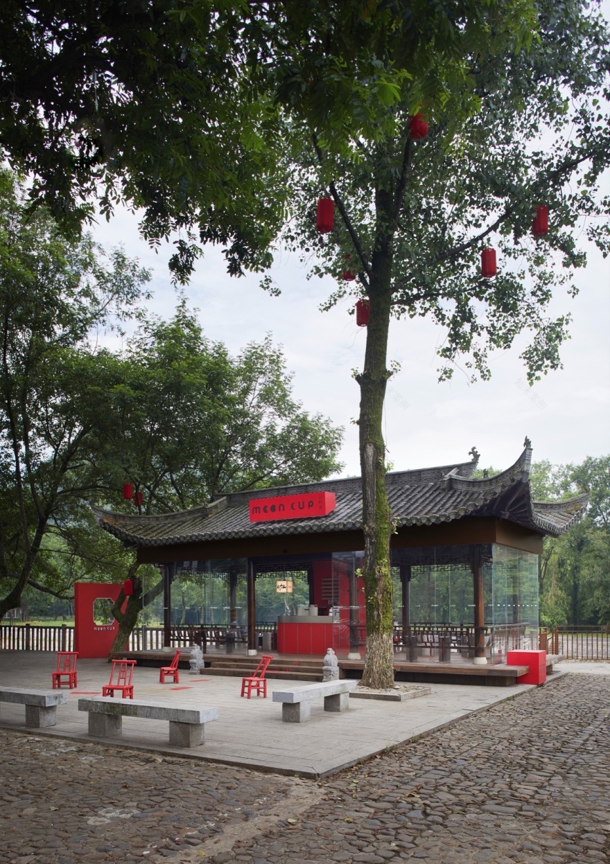 《月下赤亭》·旧景观亭的新生丨中国宣城丨舍近空间设计事务所-27