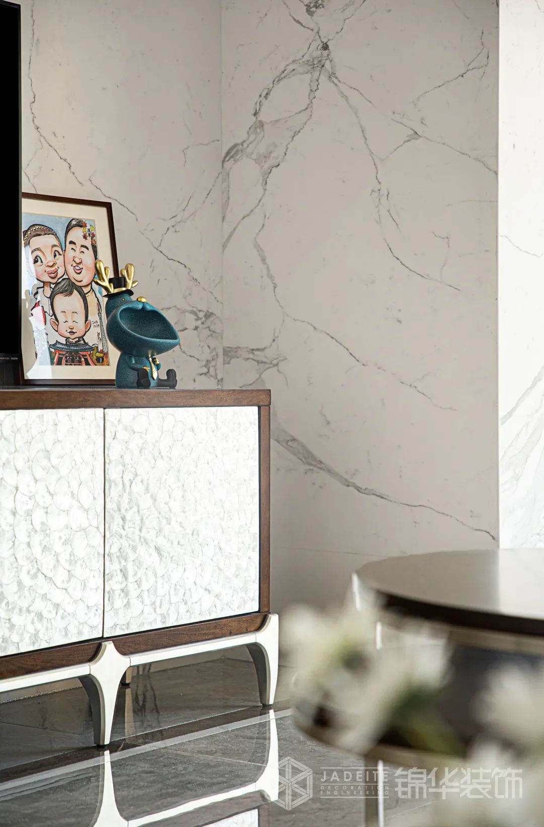 揽江府美式轻奢三室两厅丨锦华装饰-23