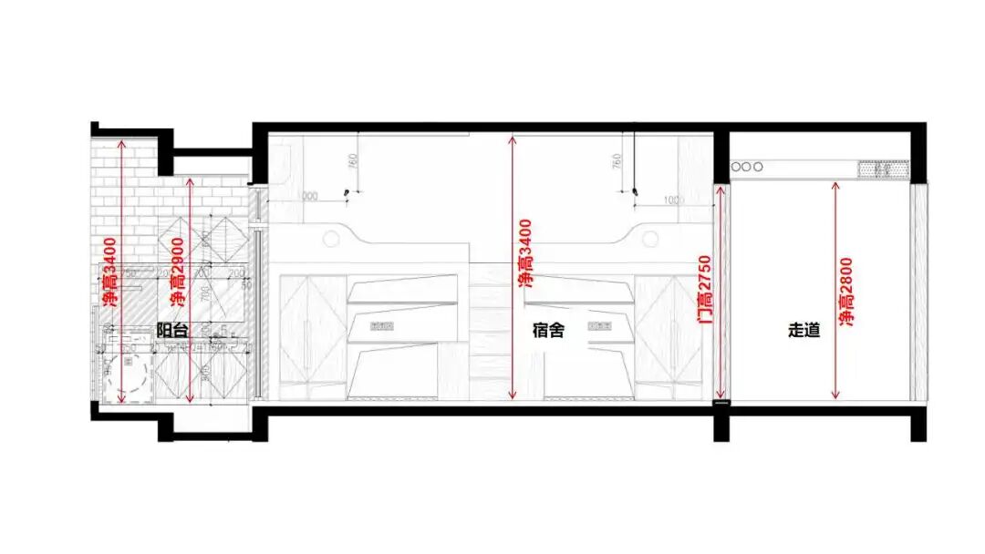 我的宿舍我做主！重庆大学拟建学生宿舍样板房来了！-103