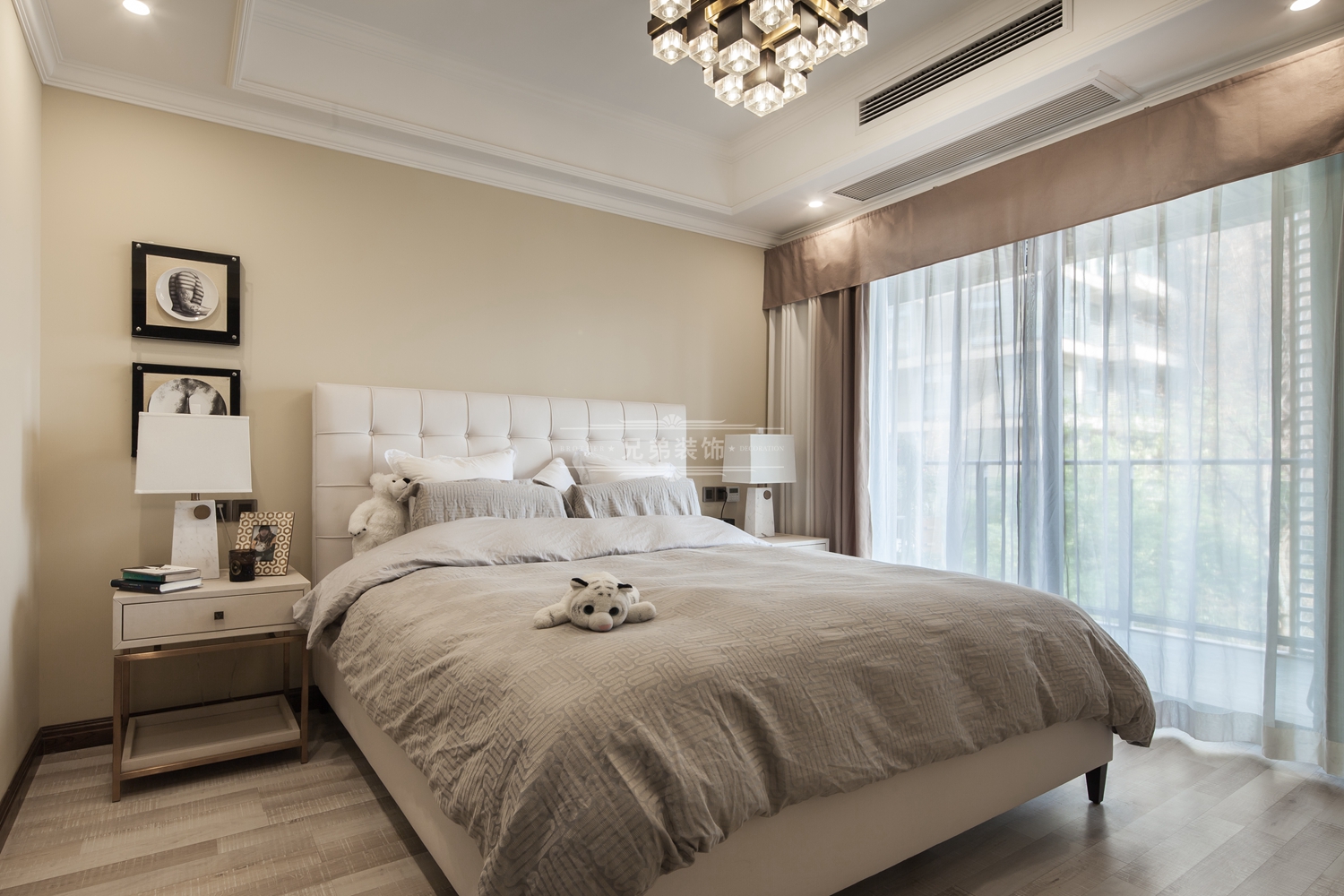 龙湖春森彼岸 150 平现代摩登美式装修设计-17