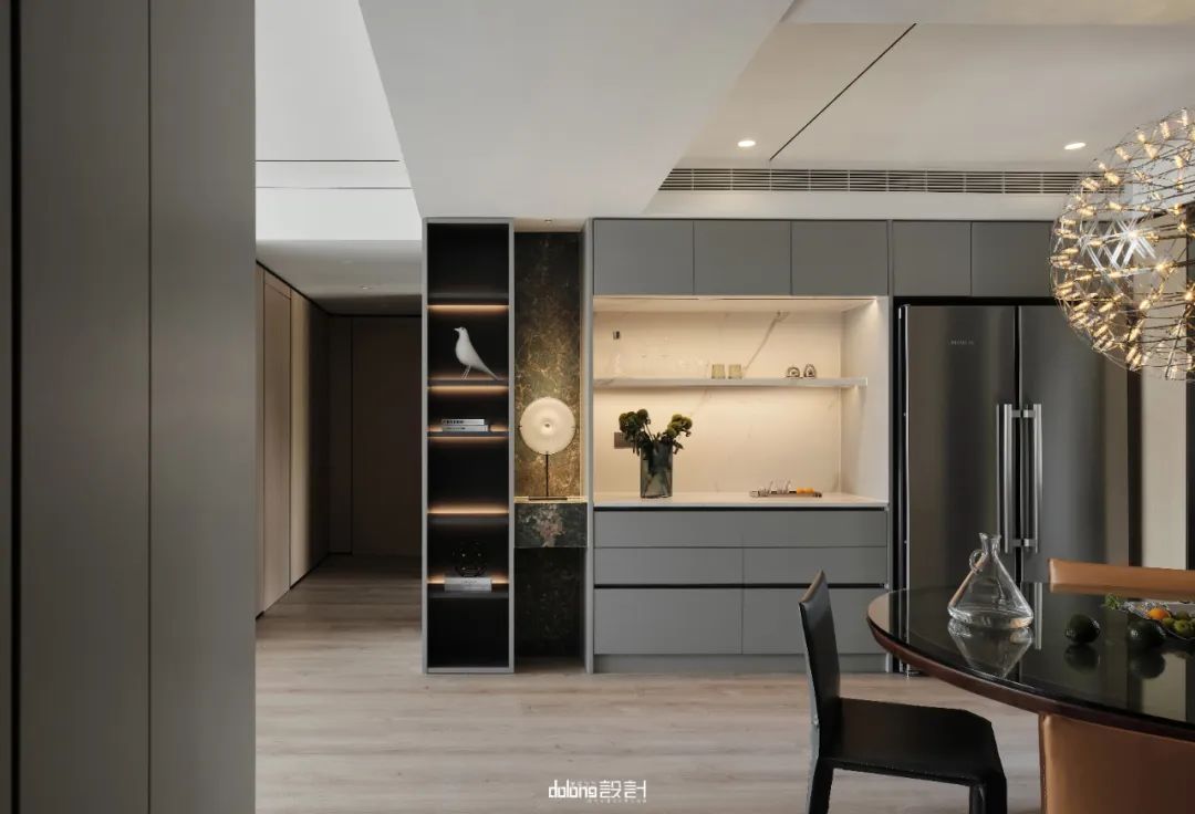 纯净与质感的现代简约私宅设计丨DoLong董龍设计-40