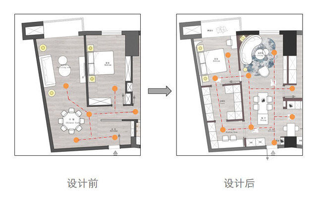四居及以上120平米装修案例丨鸿鹄设计-12