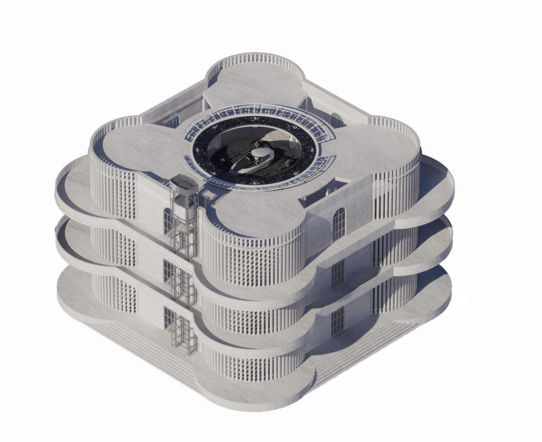 清华美院毕设刷屏！聚焦低空经济，打造eVTOL交通文旅综合体，还拿了全国十佳模型-148