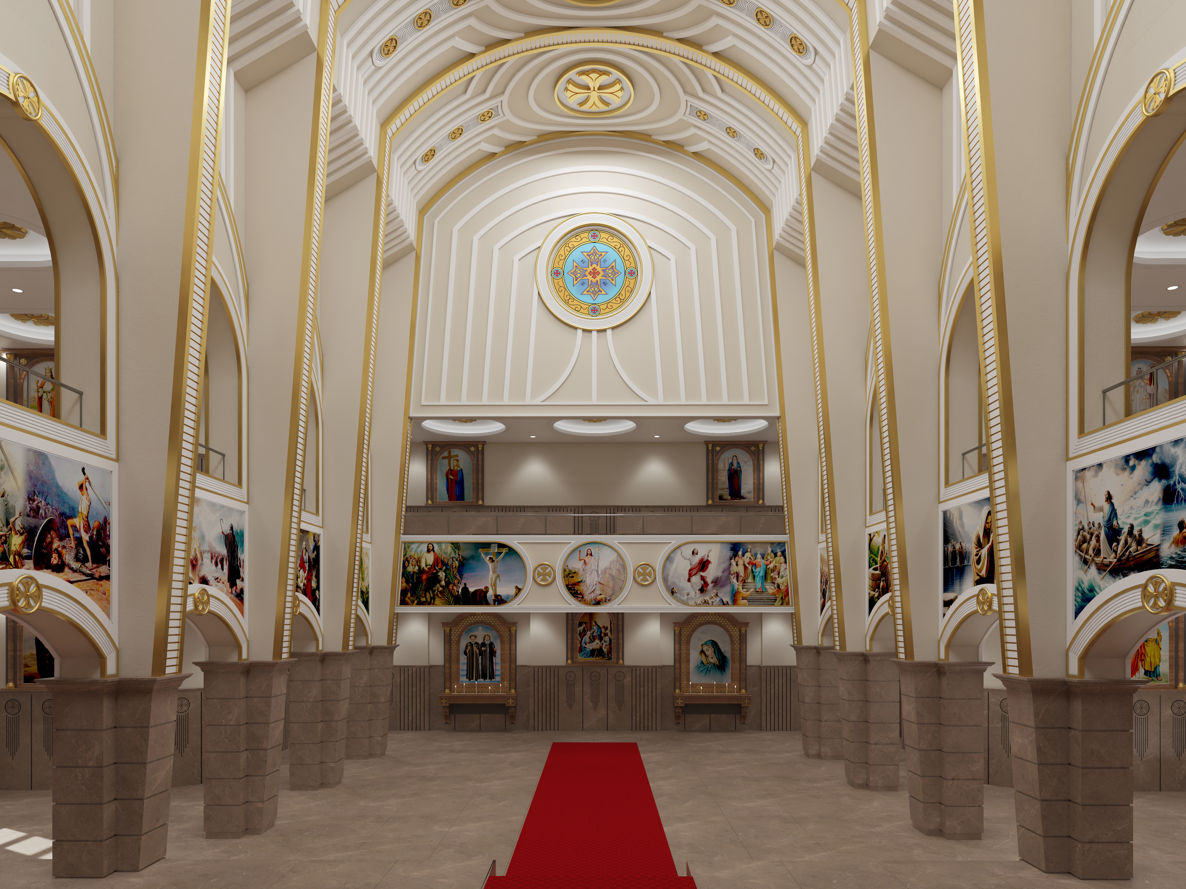 Church of the Holy Cross interior design-1