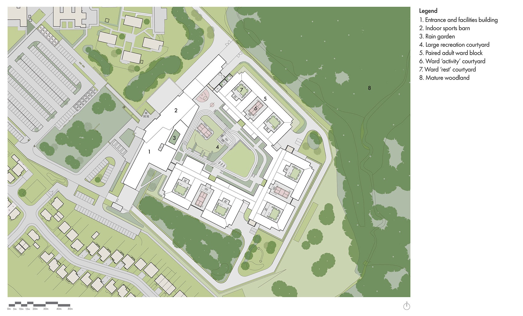 英国 Sycamore 精神疾病医院景观丨Medical Architecture-42