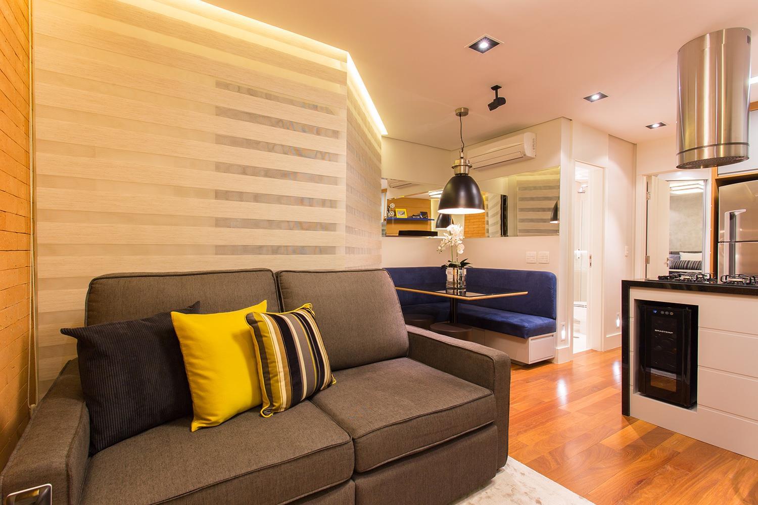 巴西 45 平米现代公寓设计，温馨舒适-5