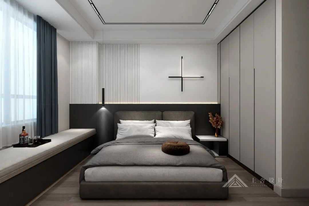 美珑公园 128㎡无主灯设计,定制现代轻奢生活-33