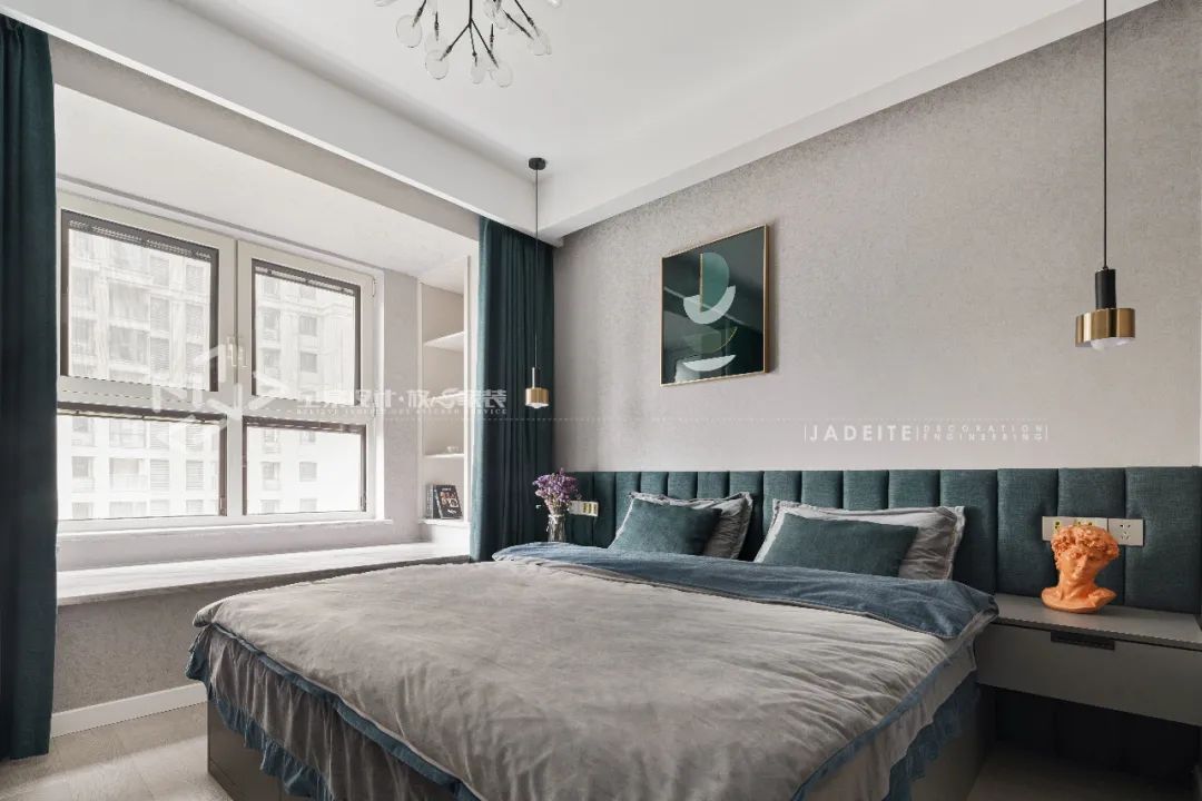 融创运河壹号府 107㎡现代简约五口之家,空间利用最大化-62