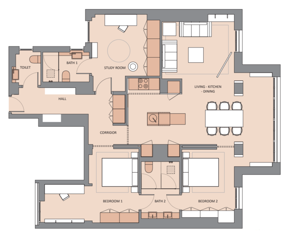 Ausiàs Marc 49 住宅楼丨西班牙巴塞罗那丨GCA Architects-30