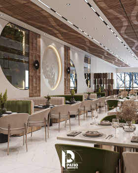 现代咖啡馆室内设计项目丨沙特阿拉伯利雅得丨Patio Architects L.L.C.
