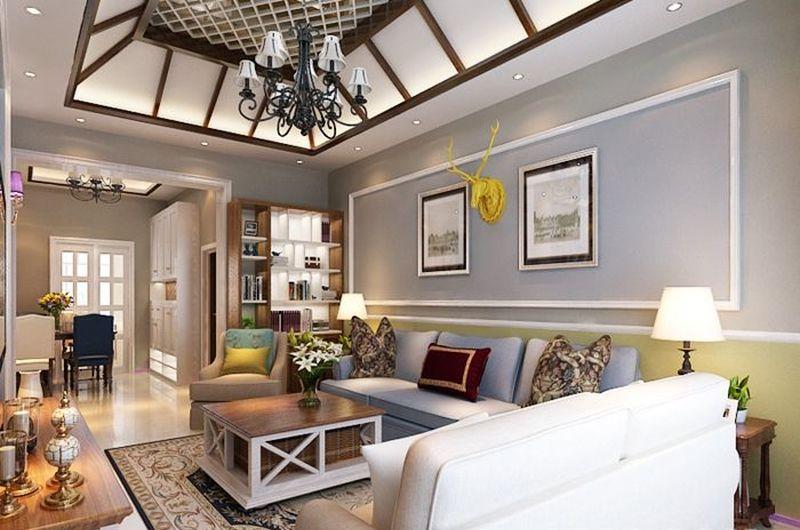 碧桂园小区110平古典美式两居 温馨大气有品位-15