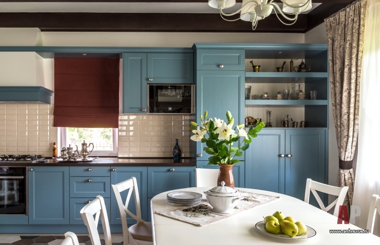 2层别墅室内设计（带坎蒂和普罗旺斯风格元素）丨俄罗斯莫斯科丨Зеленецкая Варвара,Петухова Мария-18