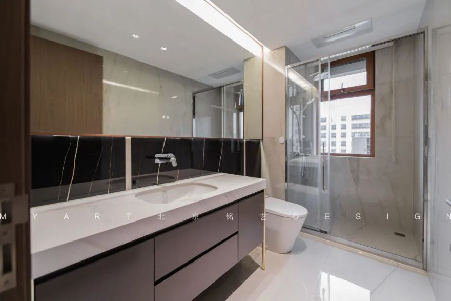 辛集·百合御景城一对一硬装实景丨北京铭艺-106