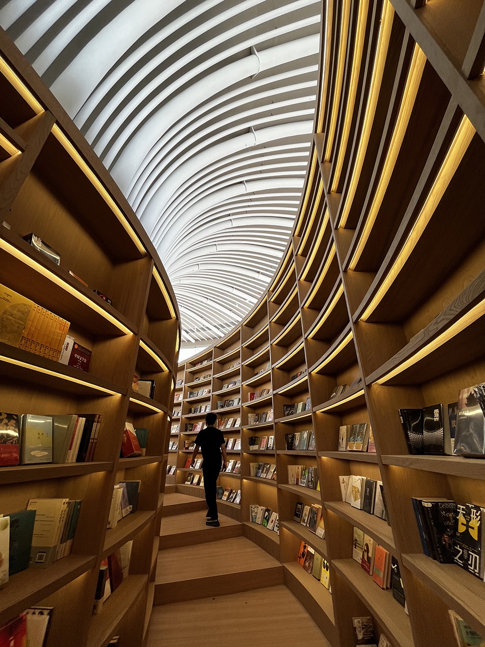 漂浮云端 | 成都东部新区知也图书馆,极简艺术与自然交融-51