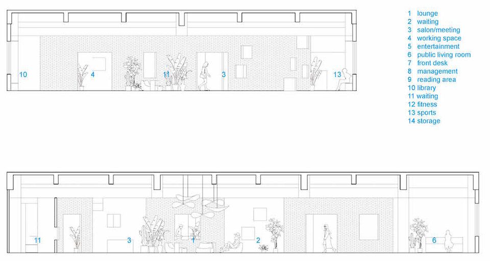 福州万创公社泊寓共享空间设计-23