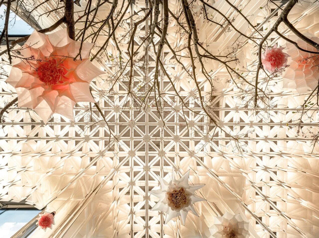 新作 DIA —— 写意山水 · 落日熔金「北京·华润置地 臻澐四季花厅 Urban luxury natural art」丨中国北京丨GAD吴轩-35