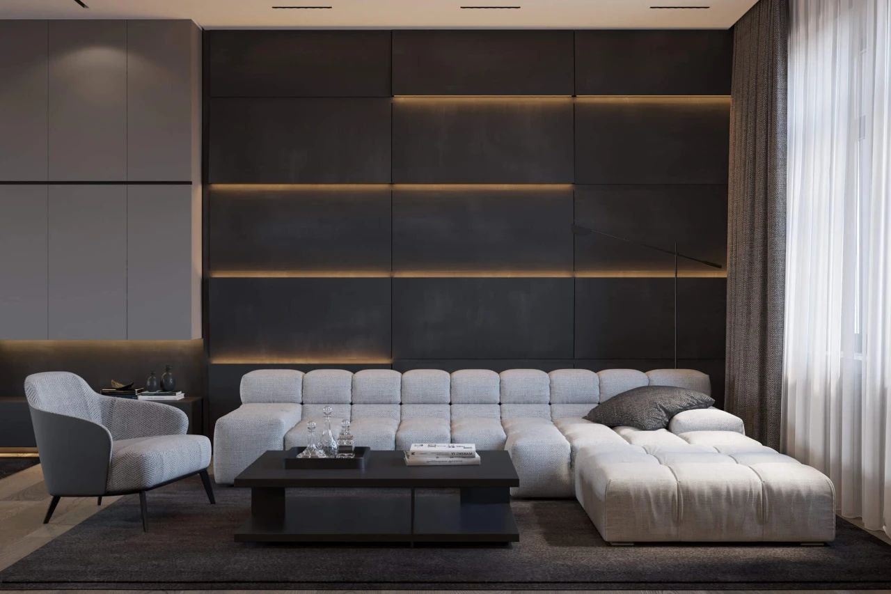 简约舒适的 149m²三层住宅设计丨Dinara Yousupova-55