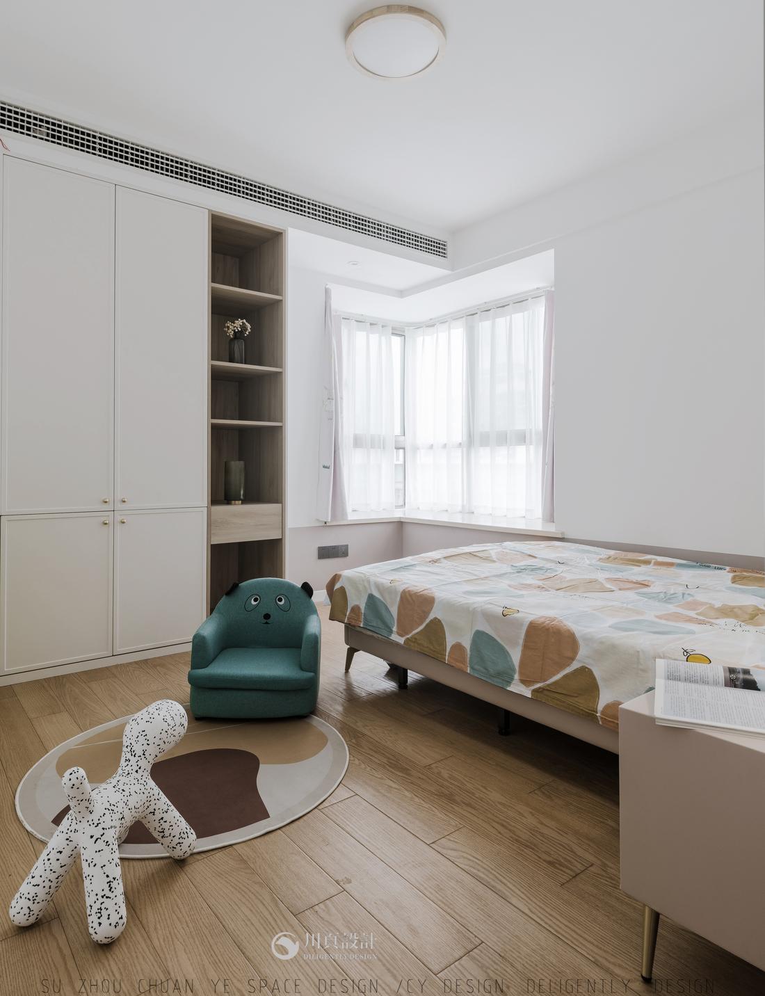 客厅变书房+餐厅+休闲,餐厅变儿童娱乐区-56