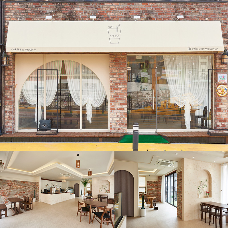 白色与木色，打造温馨的 24 平米咖啡厅-1