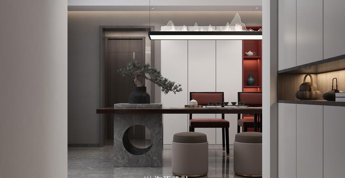 海涵设计┃140㎡新中式私宅-0