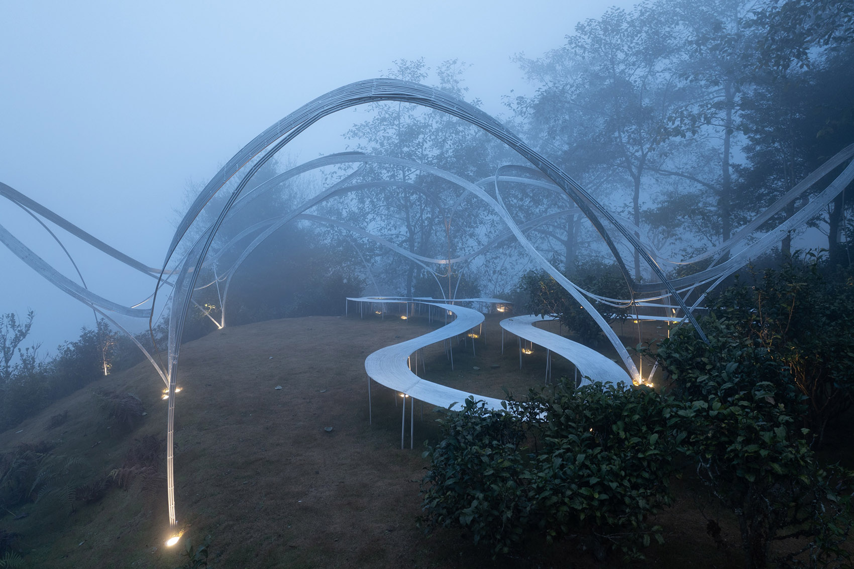 大理无量山一朵茶花高原剧场丨中国大理丨孔祥伟工作室-45