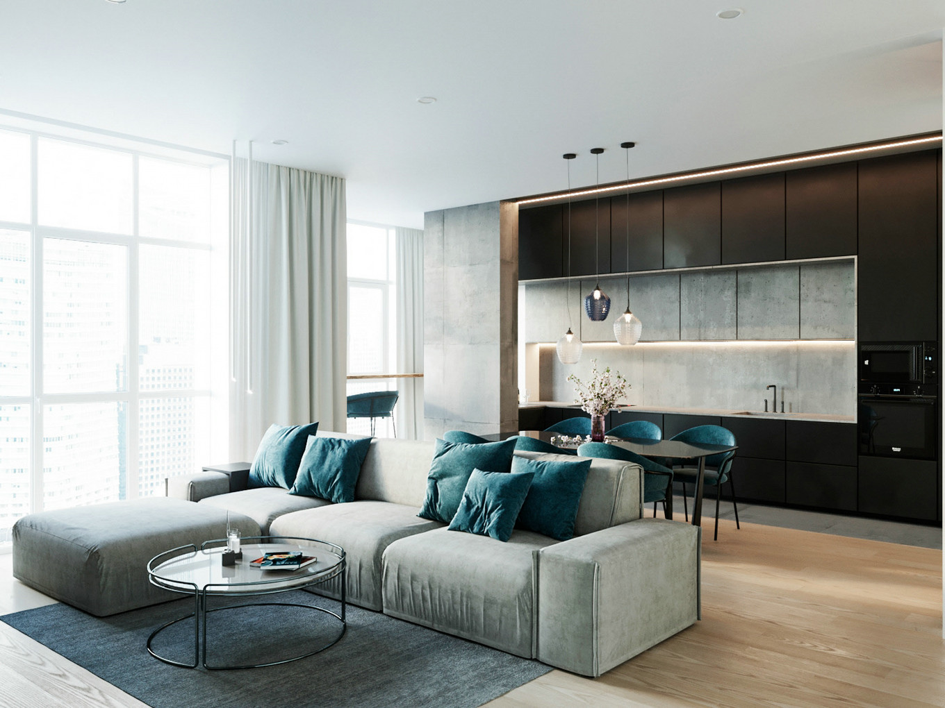 简到深处自然美 | 高级灰++ 蓝绿系高清大图下载-1