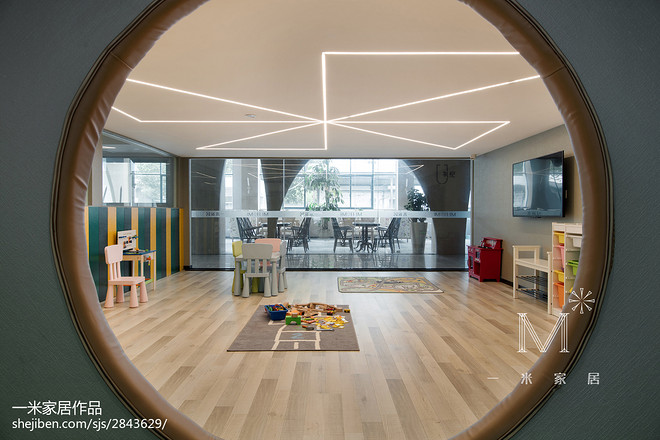 一米家居新北旗舰店办公空间装修-12