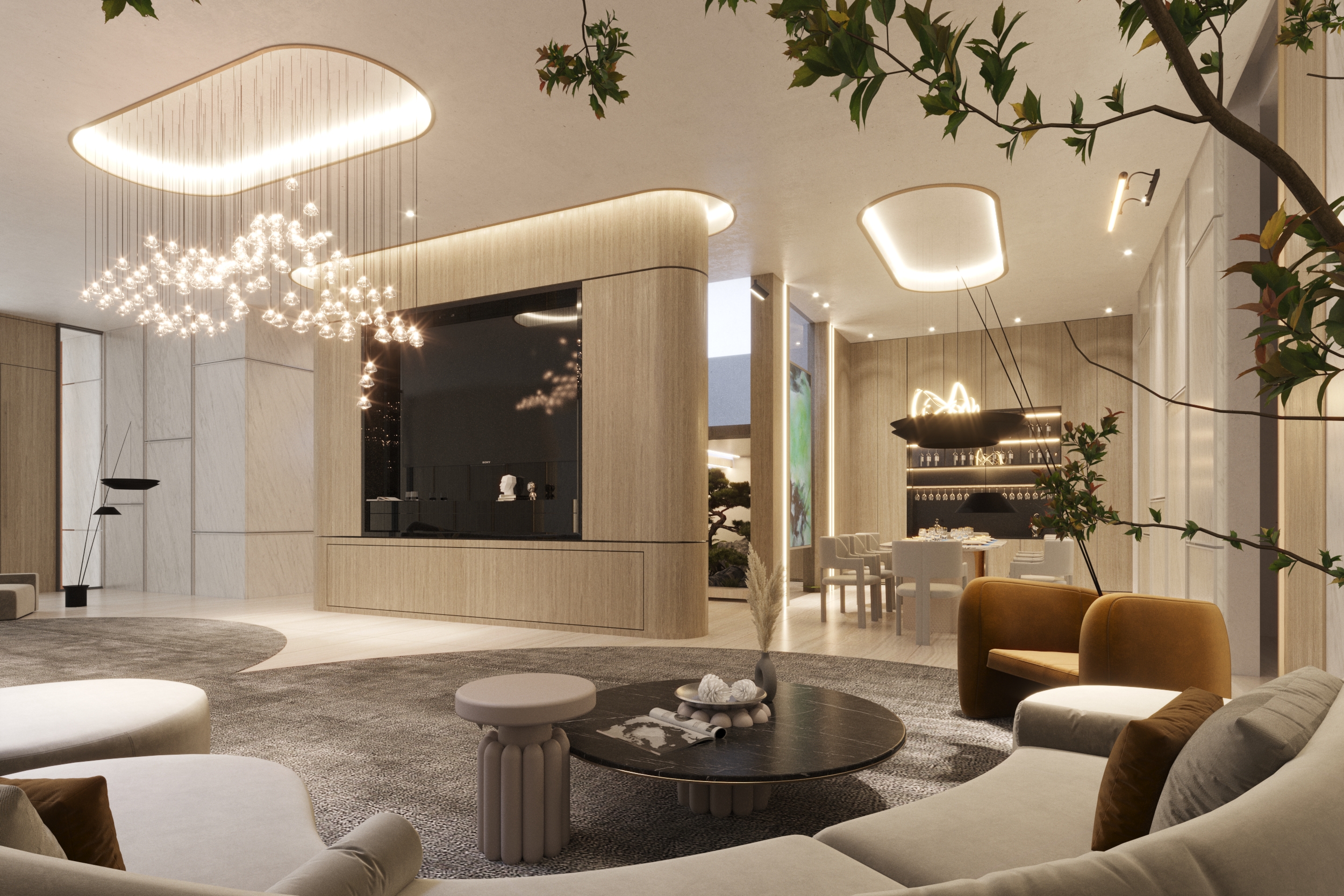 Villa Alshanine 室内设计丨Paramo Architects-12