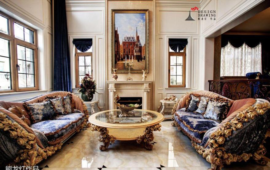 北京西山林语别墅欧式风格设计-4