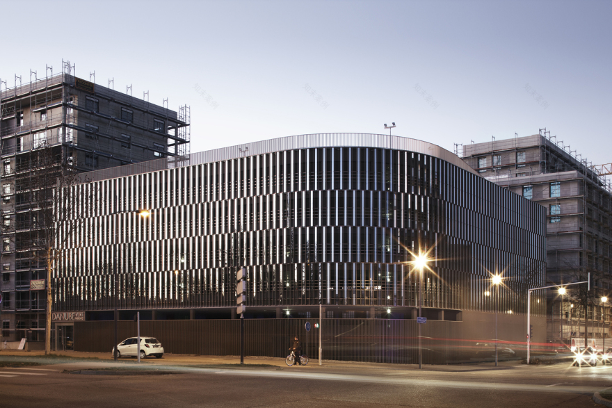 法国多瑙河维特停车场丨COSA Colboc Sachet architectures-23