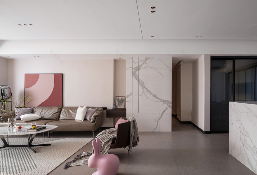 独立女性专属的 160㎡简约私宅设计-7