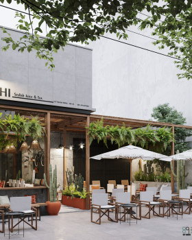 Tachi coffee tea shop Final |CGI Design: 893.studio